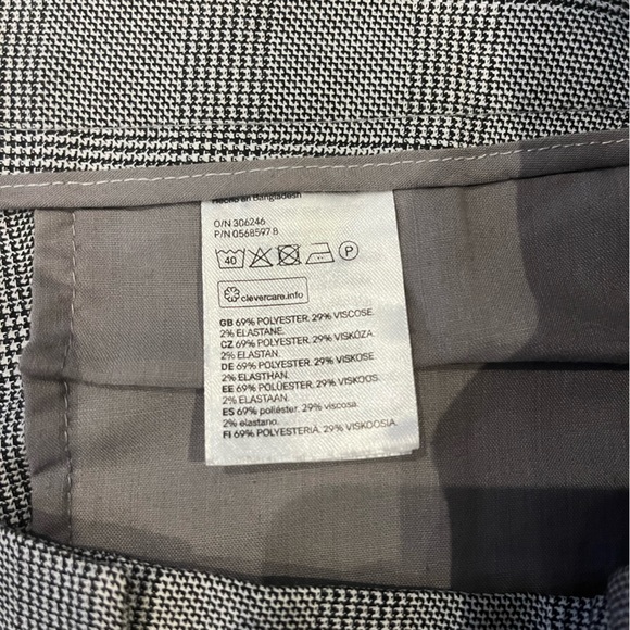 Checkered dress pants size US 6 - Picture 5 of 9